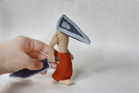 Pyramid Head Toy Silent Hill Crochet Doll Plush Amigurumi Etsy