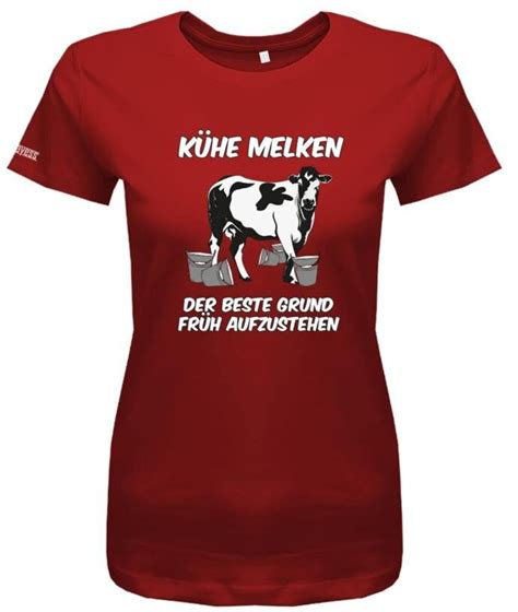 Landwirtschaft Shirt Kühe Melken Der Beste Grund Früh Etsy