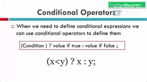 Condition Operator In Java Youtube