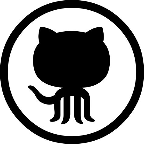 Github Logo Png Transparent Image Download Size 2400x2400px