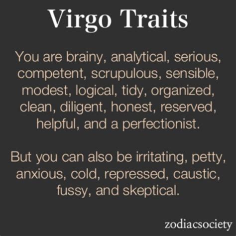 Virgo Personality Traits And I Know This Man Lol My Hubby This Is