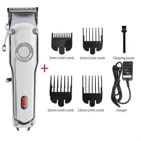 Last Stock Professional Barber Hair Clippers Cordless 22260 Hot Sex