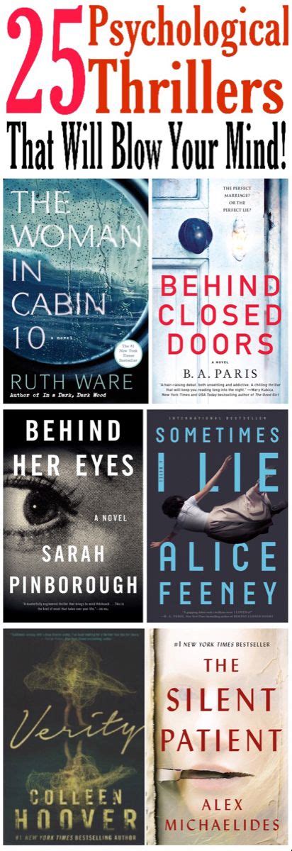 25 Psychological Thrillers That Will Blow Your Mind In 2021 Book