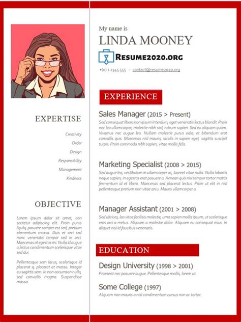 10 key tactics the pros use for resume sample 2020. Best Resume Templates 2020 ⋆ Free 30 Examples in Docx