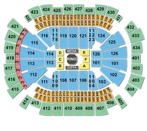 Toyota Center Seating Plan Seating Plans Of Sport Arenas Around The World