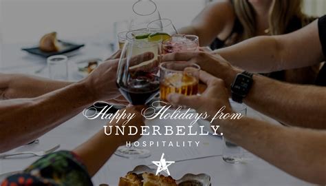 Make Holiday Memories With Underbelly Hospitality Culturemap