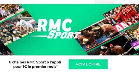 Rmc Sport Abonnement Premier League - 🔥 RMC Sport : le premier mois d'abonnement à 1 € sans engagement