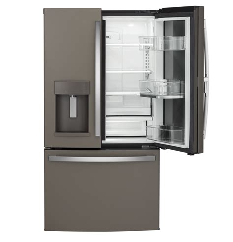 Ge Gfd28gmles Ge® 277 Cu Ft French Door Refrigerator With Door