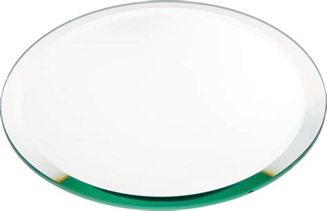 Plymor Round 5mm Beveled Glass Mirror 6 Inch X 6 Inch Pack Of 6