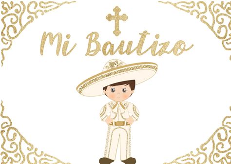 Mi Bautizo Charro Banner Charro Banner Bautizo Banner