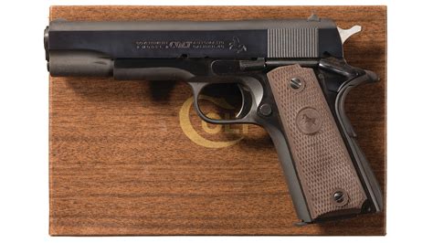 Colt 1911a1 Commercial Government Model Semi Automatic Pistol Rock