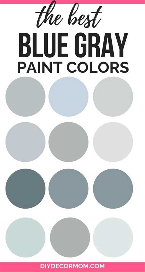 Finding the right blue paint color for bedrooms can be a challenge, but summer friday is a. Blue Gray Paint: 25+ Best Colors from Sherwin-Williams and ...