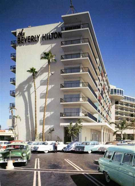 The Beverly Hilton Hotel Located At 9876 Wilshire Boulevard In Beverly