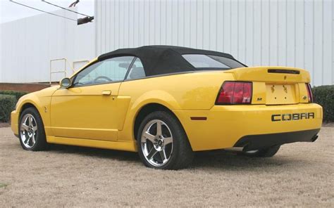 Screaming Yellow 2004 Ford Mustang Svt Cobra Convertible