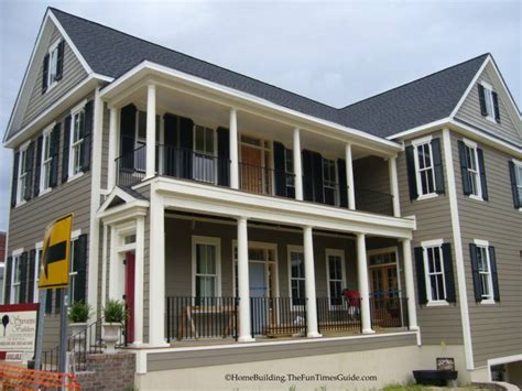 Likewise, you might be able to build a medium size house with basic materials for less than you could build a smaller house with high end materials. Charleston Row Style Home Plans - House Plans | #158448