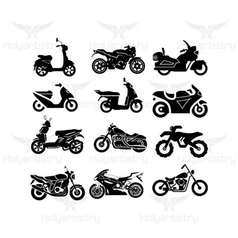 Motorcycle Svg Motorbike Cutting File For Cricut Motor Bike Etsy