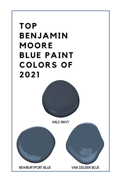 Top Benjamin Moore Blue Paint Colors Of 2021 In 2021 Benjamin Moore