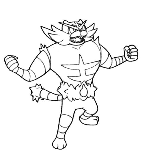 Nuovo Disegni Da Colorare torracat Pokemon