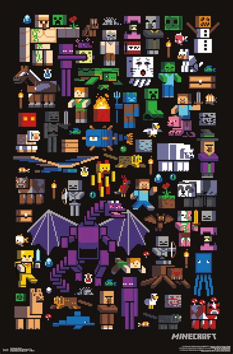 Minecraft Posters And Gaming Wall Art Prints Minecraft