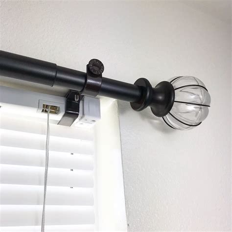 How To Hang A Curtain Pole Without Drilling - STOWOH