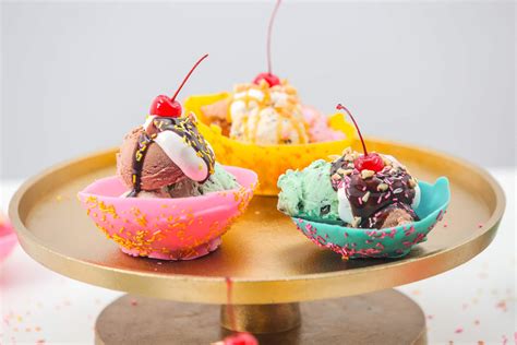 Recipe Edible Coloured Candy Ice Cream Bowls Best Recipes Ever