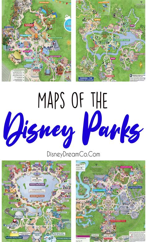 Get Familiar With The Maps Of The Disney Parks Before You Head On