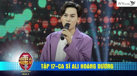 Tuy vậy, anh vẫn tỏ ra khá tự tin vì đã có đủ kinh nghiệm để truyền đạt cho các thí sinh nhí. Giọng Ải Giọng Ai 4 |Tập 17: Ali Hoàng Dương sâu lắng hát ...
