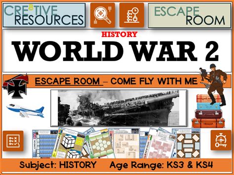 Ww2 World War 2 History Escape Room Teaching Resources