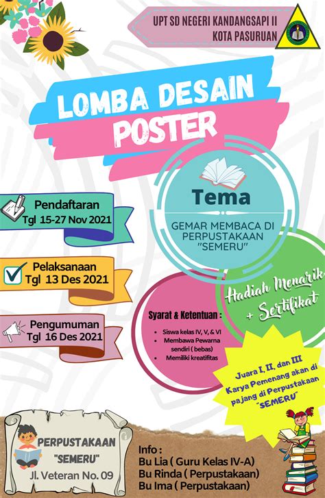 Desain Poster Sekolah Sehat Kemdikbud Bos Imagesee