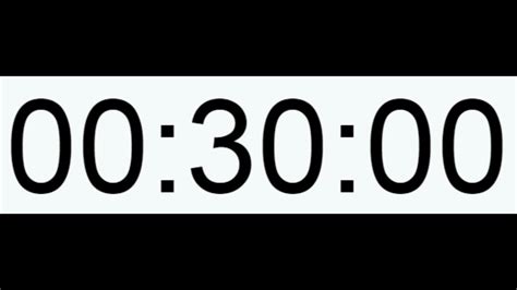30 Minute Timer Countdownandalarm Youtube