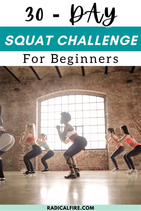 Day Squat Challenge For Beginners Radical Fire