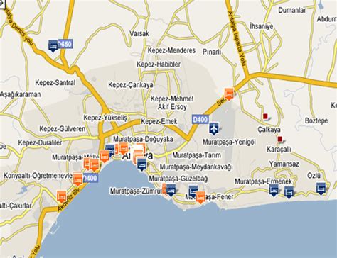Antalya Mapa Mapa