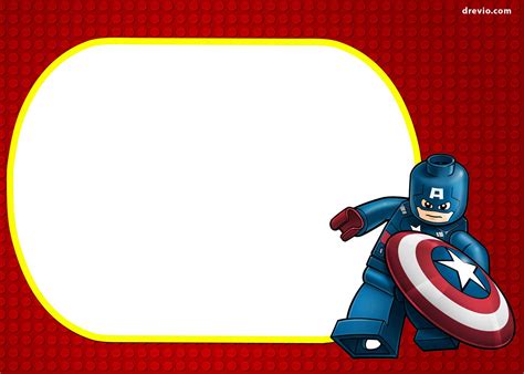 Free professional experience certificate template. FREE Printable Marvel's LEGO Invitation | Download Hundreds FREE PRINTABLE Birthday Invitation ...