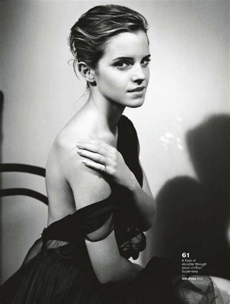Emma Watson Vincent Peters Glamour UK October 2012 It S Cool To