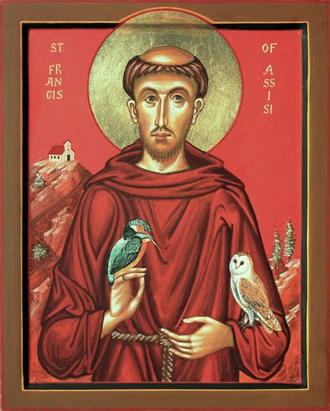 St Francis Of Assisi Aidan Hart Sacred Icons