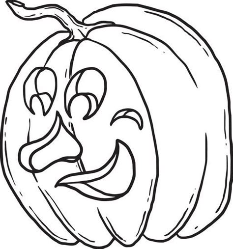 Printable Pumpkin Coloring Page for Kids | Pumpkin coloring pages