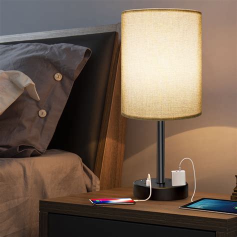 Led Bulb Usb Table Lampbedside Touch Control Desk Lamp W3 Usb