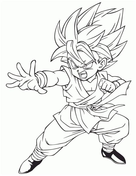 Get This Free Dragon Ball Z Coloring Pages To Print 68787