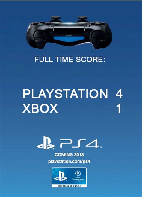 Sony Scores With Enormous Ps4 Champions League Final Presence N4g