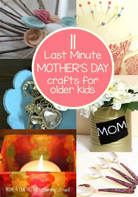 With mother's day just on the horizon, i decide to share with you some super easy and affordable diy mother's day gift ideas! 25 Last Minute Mother's Day Crafts for Kids | Mothers day ...