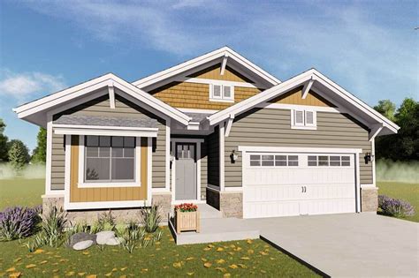 Cozy Bungalow With Optional Finished Lower Level 64437sc