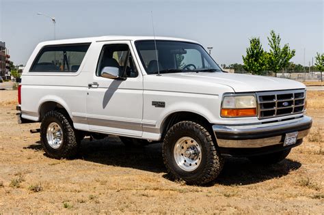 No Reserve 1995 Ford Bronco Xlt 4×4 For Sale On Bat Auctions Sold