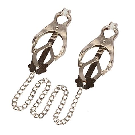 Buy Nipple Clamps With Metal Chain Torture Labia Clips Clit Clamp