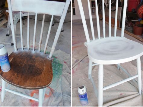 Spray Painted Chairs Remodelando La Casa