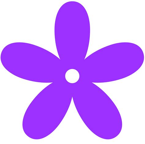 Free Purple Flower Clip Art