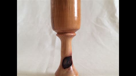 Wood Turning Lets Turn A Small Decorative Goblet Yew Youtube