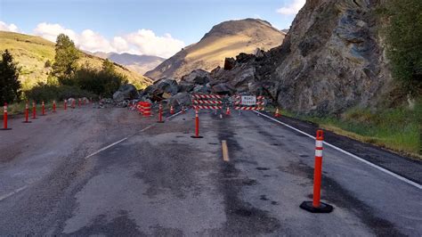 Highway 95 To Remain Closed Near Riggins Due To Rock Slide Blasting