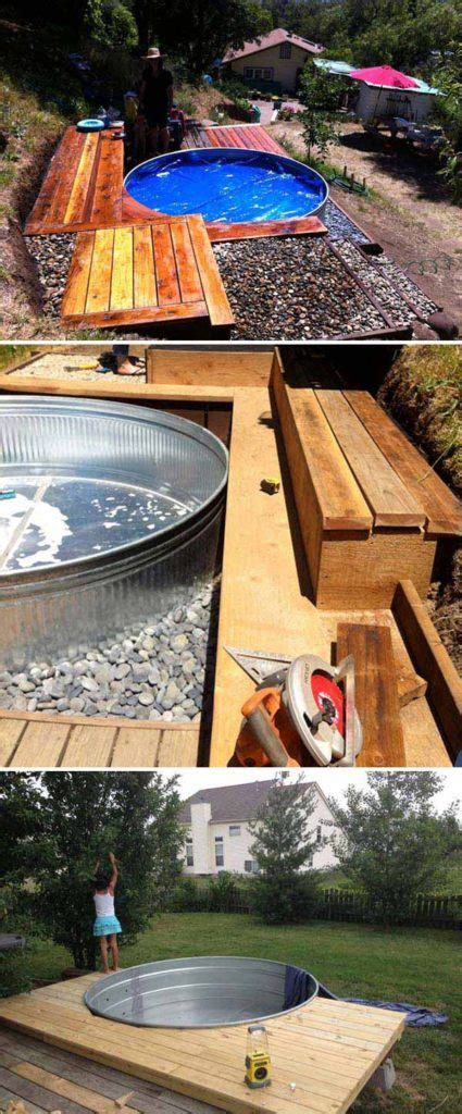 Diy Galvanized Stock Tank Pool To Beat The Summer Heat Woohome