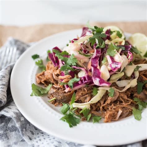 Pulled pork is a southern barbecue tradition with a long history — and a savory, mouthwatering flavor that has made it popular nationwide. Pulled Pork with Cabbage Slaw (Low-Carb and Gluten-Free ...