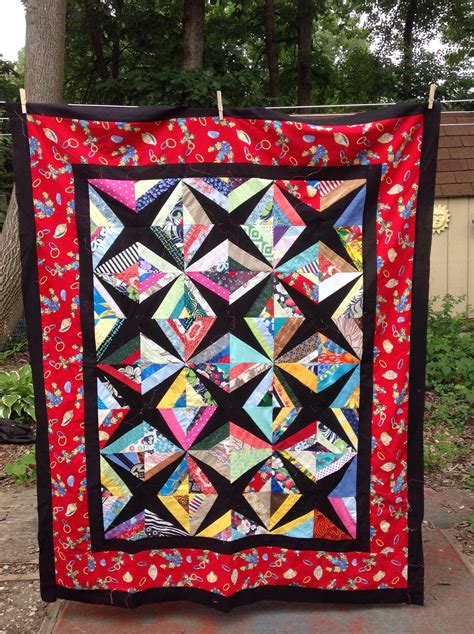 Star String Quilt Top